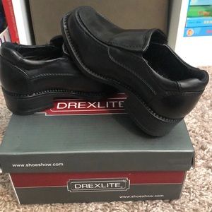 Little boys black dress shoes